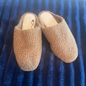 Sherpa Cozy Brown mules